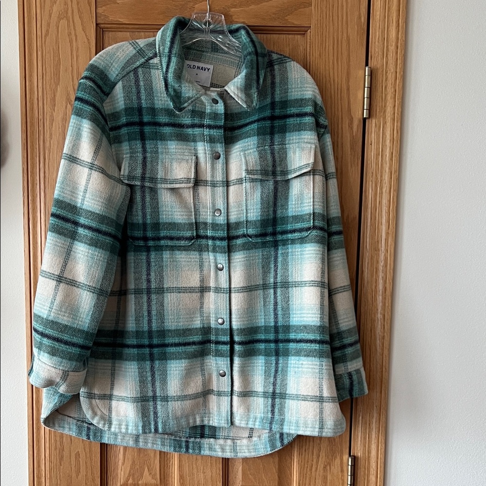 Old Navy Flannel Snap-Button Jacket - image 1